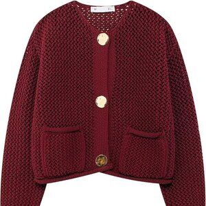 amazon Wyeysyt Cropped Cardigan Sweaters Cardigan